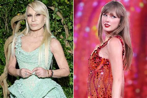 yna — DONATELLA VERSACE TALKS TAYLOR SWIFT'S 